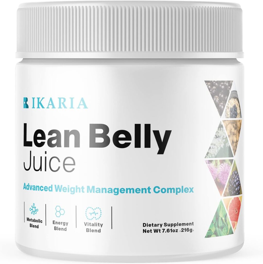 Ikaria Lean Belly Juice - Advanced Weight Management Complex, Dietary Supplement, Superfood, Advanced Formula Maximum Strength