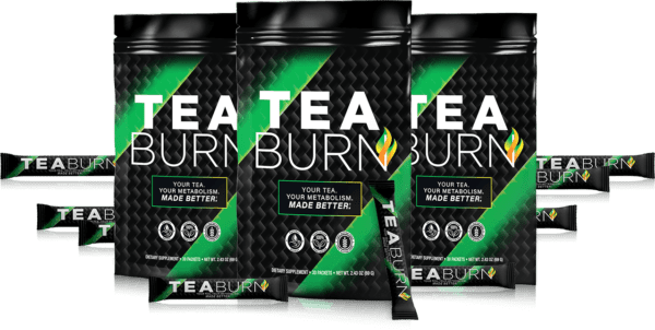 TeaBurn + Control Instant Tea Weight Management Herbs: Extract of Green Tea Leaf & Green coffee beans. Slimming Tea With Help Of Exercise, Keto Tea, Dieters Drink